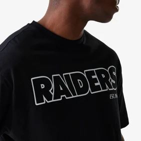 Las Vegas Raiders NFL Wordmark Oversized T-Shirt