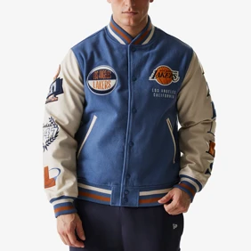 LA Lakers NBA Patch Varsity Jacket