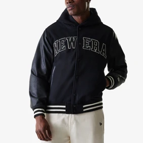 Hooded Varsity Jacket