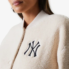 New York Yankees MLB Oversized Sherpa Bomber Jacket