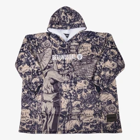 Bees Are Not Dead Hooded Poncho Blanket