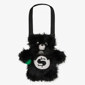 Fur Cray Black Bear Cub Backpack