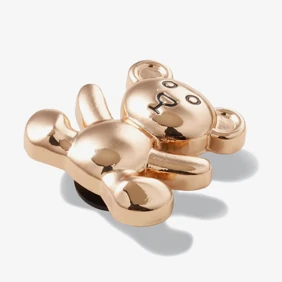 Jibbitz Gold Teddy Bear