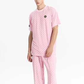 Square Pattern Soft Fabrick Tee