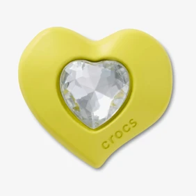Jibbitz Yellow Smt Gem Heart