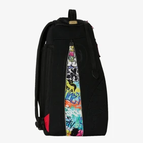 Denim Zipper Reveal Backpack