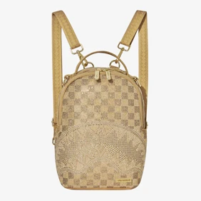 2 Tone Gold Trinity Mini Backpack
