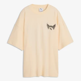 Street Glam Oversized Bedazzled Graphic Tee