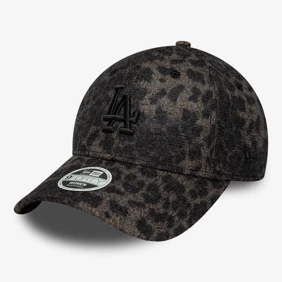 LA Dodgers Womens MLB Cosy Leopard 9FORTY Adjustable Cap