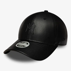 Yankees Womens MLB Diamante PU 9FORTY M-Crown Adjustable Cap