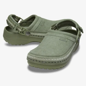 Crafted Vegan Suede Stitch Clog