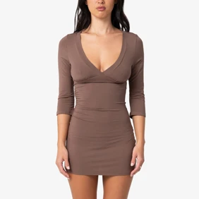 Rikki Vee Neck Dress