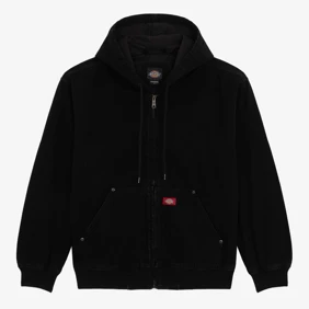 Hilham Lined Denim Hooded Bomber