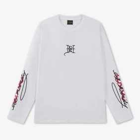 Flying Twin Dragon Long Sleeve Relaxed T-shirt