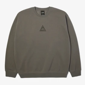 Triple Triangle Embroidered Crew