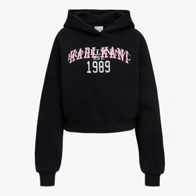 College Cropped Hoodie