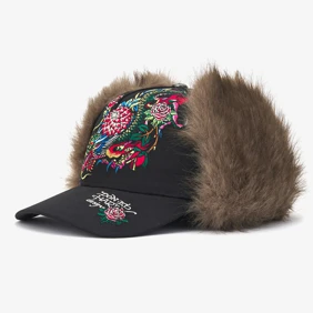 Crawling Dragon Trapper 5 Panel Trucker Cap