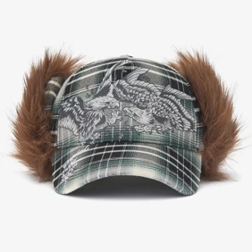 Soaring Eagle Check Trapper 5 Panel Cap
