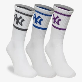 New York Yankees MLB 3 Pack Crew Socks