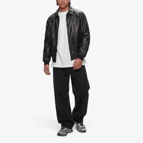 Signature Pu Leather Bomber Jacket