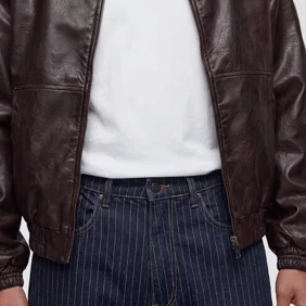 Og Pinstripe Relaxed Baggy Jeans