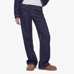 Retro Pinstripe Jeans