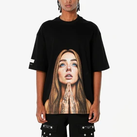 Face Print Oversized Tee