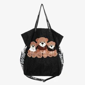 Teddy Denim ToteBag