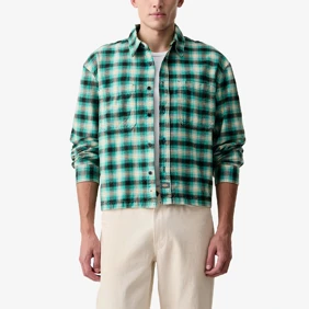 Jerome Cropped Flannel Shirt