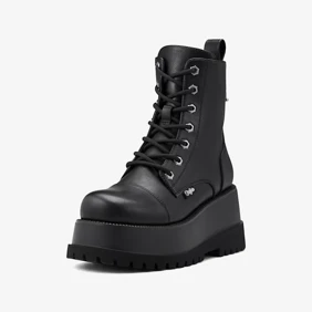 Stack Lace Up Mid