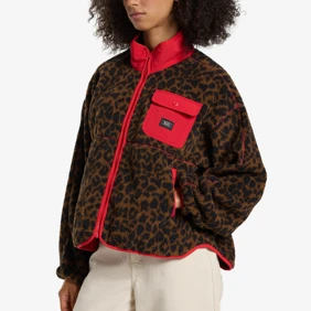 Printed High Pile Jacket