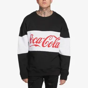 Coca Cola Stripe Oversize Crewneck