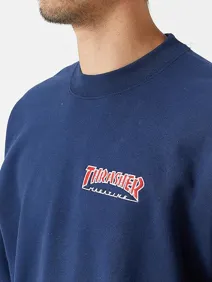 Embroidered Outlined Crewneck