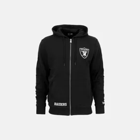 Oakland Raiders Black Zip Hoodie