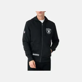 Oakland Raiders Black Zip Hoodie