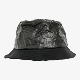Crinkled Paper Bucket Hat