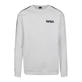 Nasa Small Wormlogo Emb Rocket Tape Crewneck