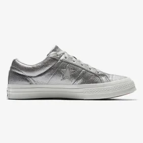 One Star Metallic Leather Low Top