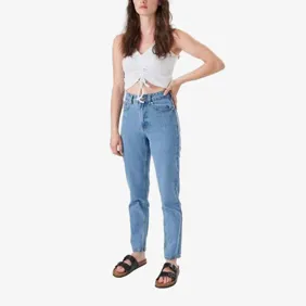 High Waist Mom Jeans Organic Cotton