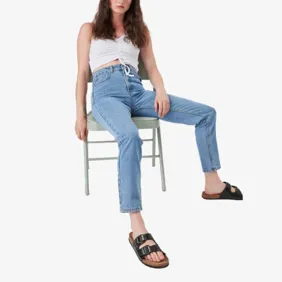 High Waist Mom Jeans Organic Cotton