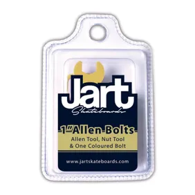 Jart Bolts & Nuts 1" Allen Blister Pack