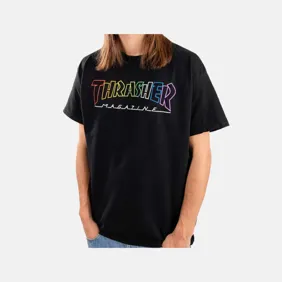 Outlined Rainbow Mag Tee