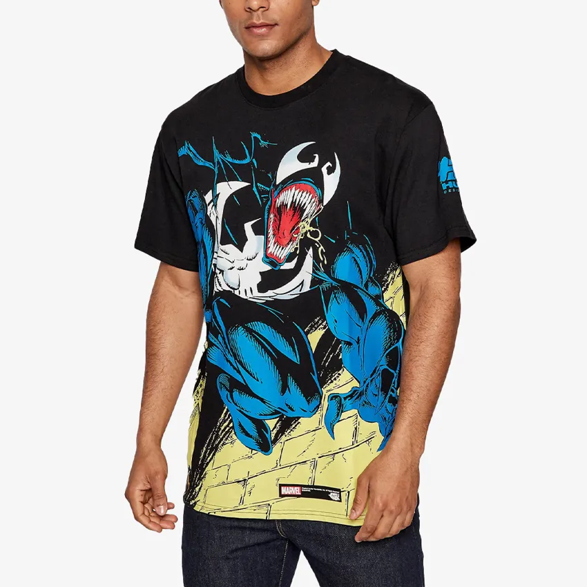 Venom Mens T-shirt Emblem Black S-XXL Marvel Spider-man Official