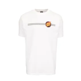 Check Ringed Flamed Dot T-Shirt