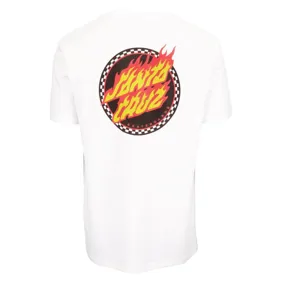 Check Ringed Flamed Dot T-Shirt
