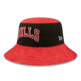 Chicago Bulls Washed Pack Red Bucket Hat