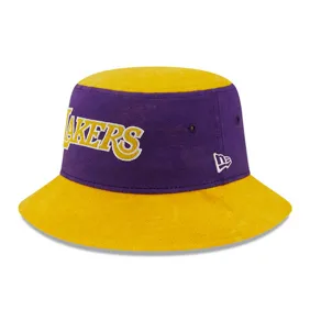 La Lakers Washed Pack Yellow Bucket Hat