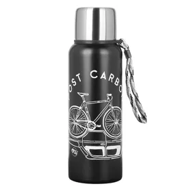 Campei Vacuum Bottle 600ml Black Climate Change