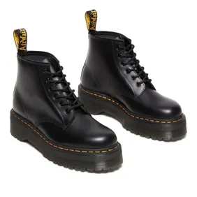 101 Smooth Leather Platform Ankle Boots