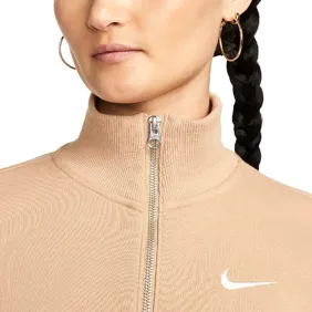 Sportswear Phoenix Fleece Oversized 1/2 Zip Crop Sweatshirt